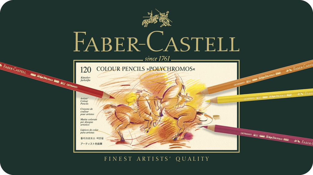 Faber-Castell Polychromos Artist's Colour pencils tin of 120 - Faber-Castell -  L.S.F. Group of Companies 