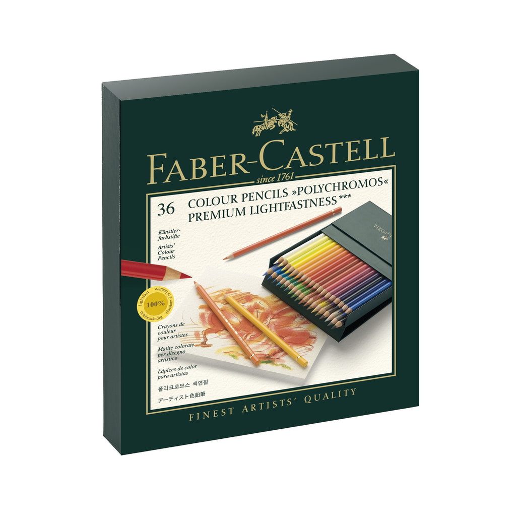 Faber-Castell Polychromos Artist's Colour Pencils Studio box of 36 - Faber-Castell -  L.S.F. Group of Companies 