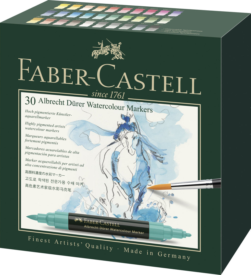 Faber-Castell Albrecht Duerer Watercolour Marker Wallet of 30 - House of Fine Writing - Toronto, Canada