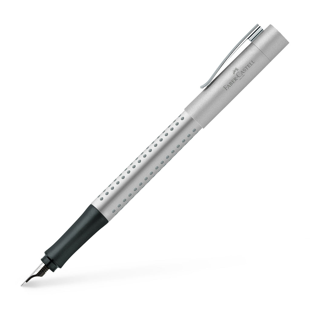 Faber-Castell Grip 2011 Fountain Pen - Faber-Castell - Colour Silver - House of Fine Writing - Toronto, Canada