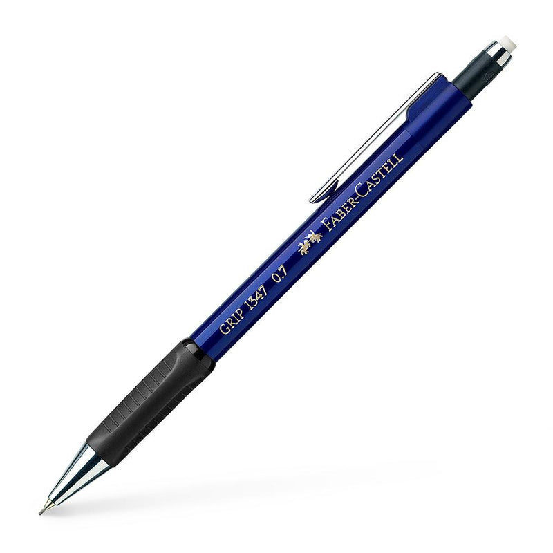 Faber-Castell Grip 1347 Mechanical Pencil - Faber-Castell - 0.7 - Colour Blue Metallic - House of Fine Writing - Toronto, Canada