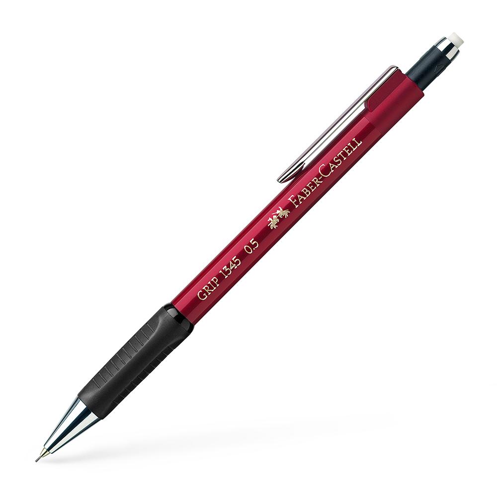 Faber-Castell Grip 1345 Mechanical Pencil - Faber-Castell - 0.5 - Colour Red Metallic - House of Fine Writing - Toronto, Canada