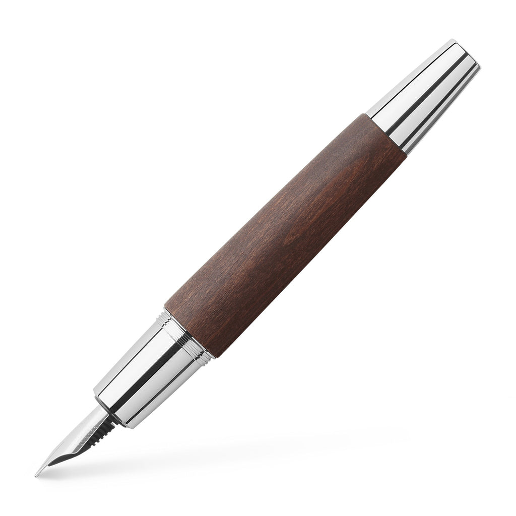 Faber-Castell e-motion Fountain Pen - Faber-Castell - Colour Dark Brown Pearwood - House of Fine Writing - Toronto, Canada
