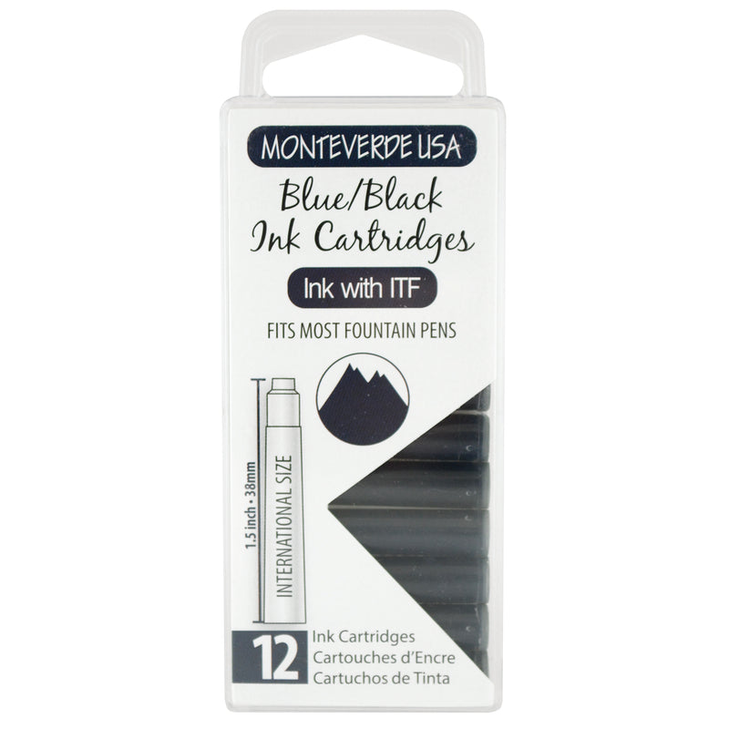 Monteverde International Standard Size Ink Cartridge pack of 12 - House of Fine Writing - [Canada]