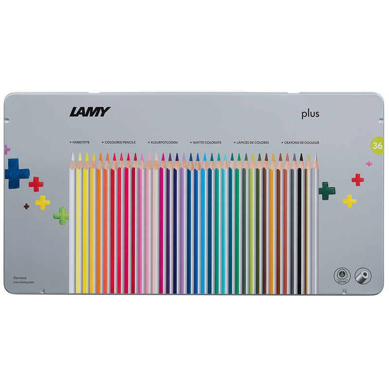 LAMY plus color pencils metal box