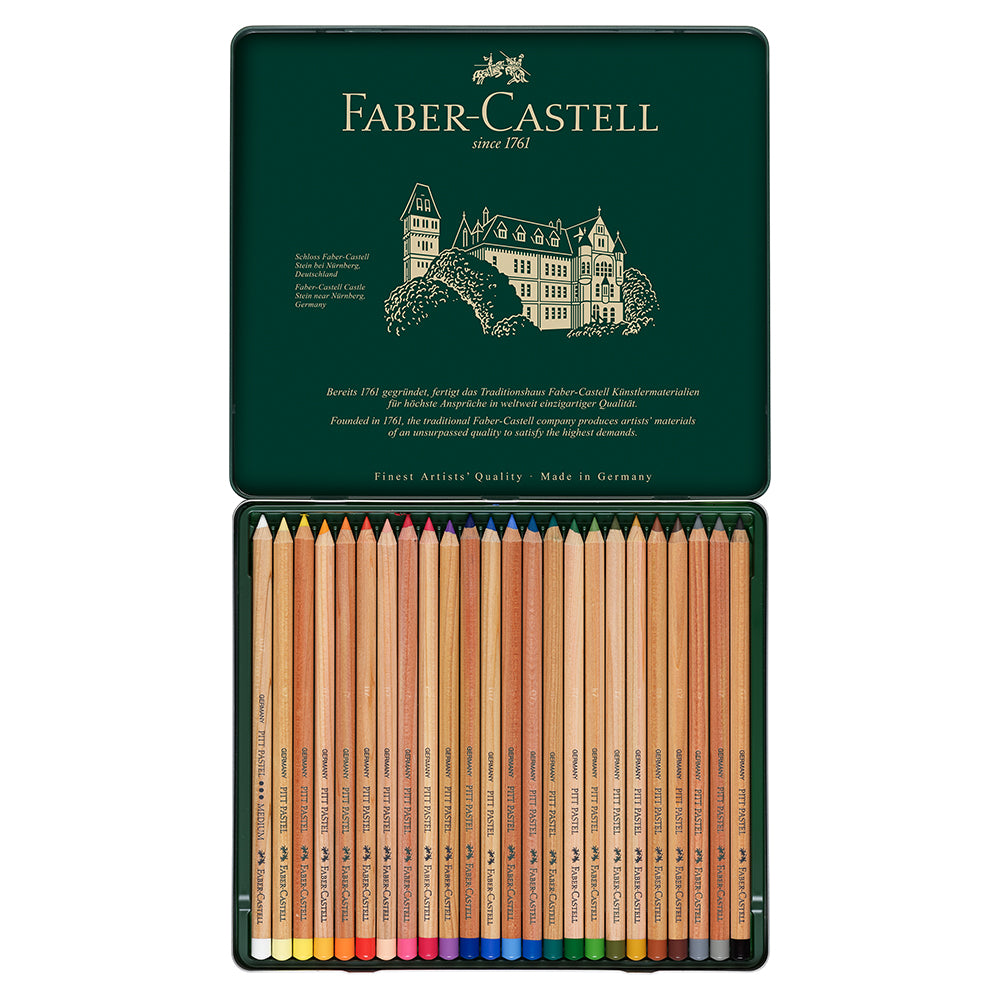 Faber-Castell Pitt Pastel Pencils Tin of 24 - House of Fine Writing - [Canada]