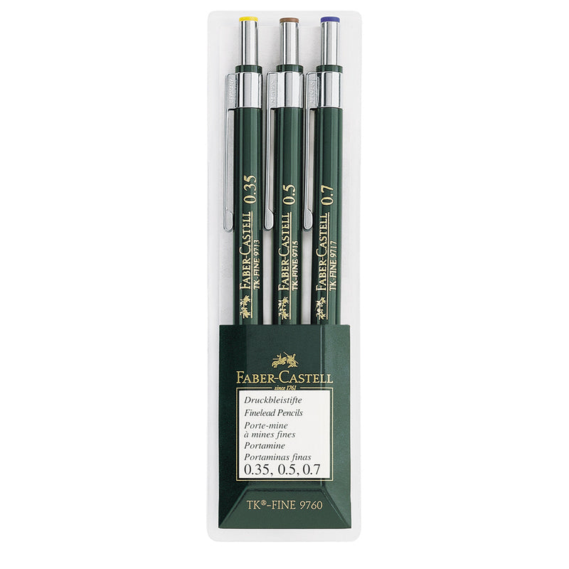 Faber-Castell TK-Fine 97.. Mechanical Pencil Wallet of 3 - House of Fine Writing - [Canada]