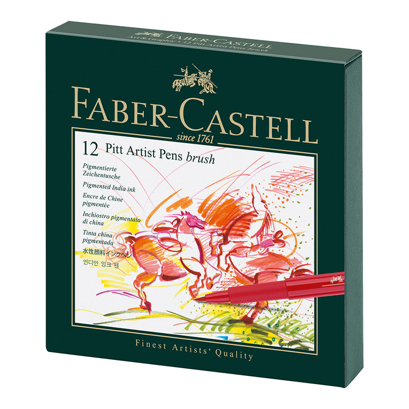 Faber-Castell Studio Box of 12 Pitt Artist Pens - House of Fine Writing - [Canada]