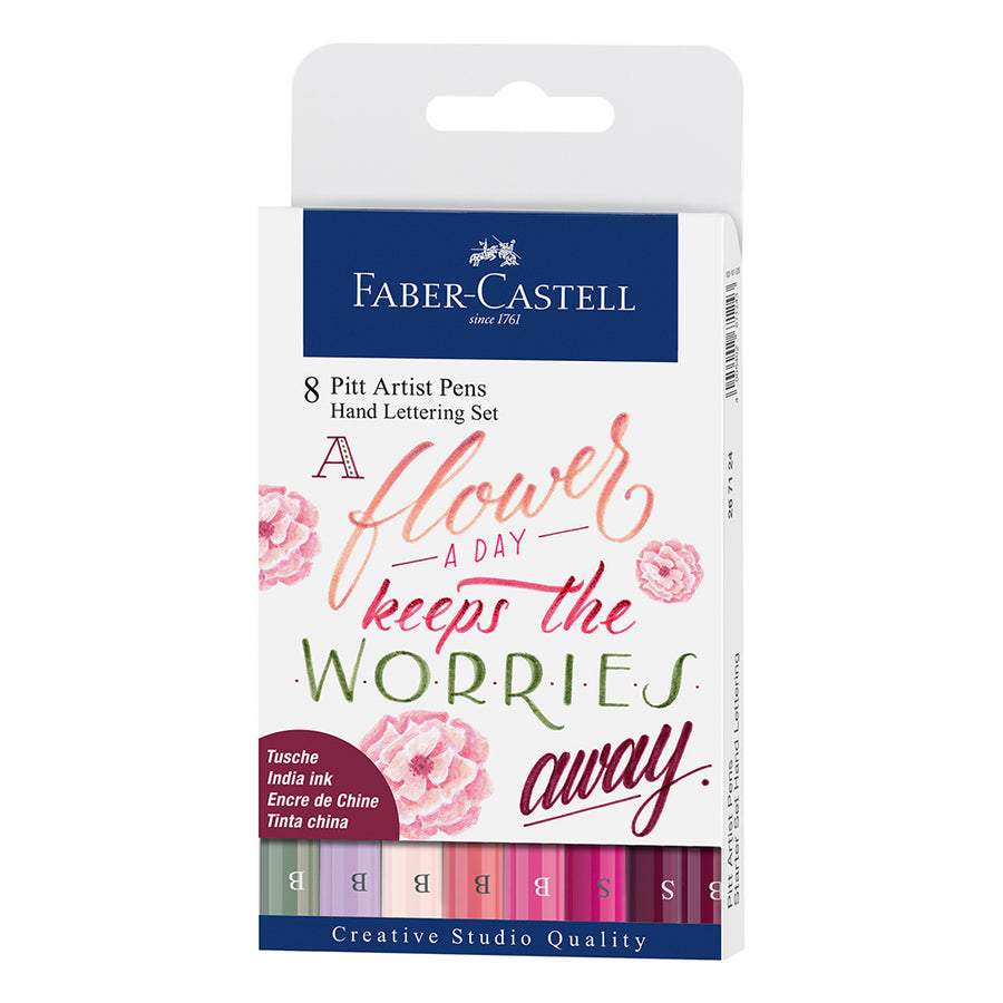 Pennarelli Faber-Castell Pitt Artist Pen - Calligraphy E Disegno A Pennello - Foto 8