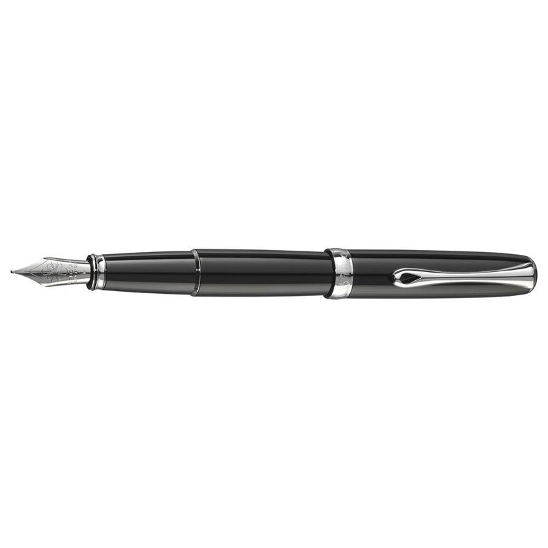 Diplomat Excellence A2 Fountain Pen - Diplomat - Colour Black Lacquer/Chrome - House of Fine Writing - Toronto, Canada