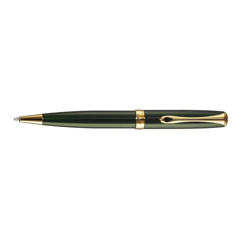 Diplomat Excellence A2 Ballpoint Pen - Diplomat - Colour Green/Gold - House of Fine Writing - Toronto, Canada