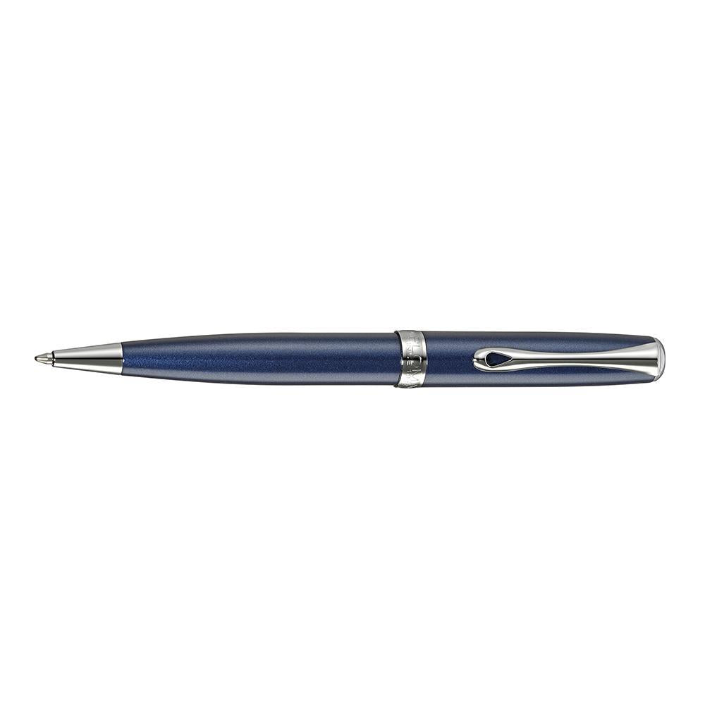 Diplomat Excellence A2 Ballpoint Pen - Diplomat - Colour Midnight Blue/Chrome - House of Fine Writing - Toronto, Canada