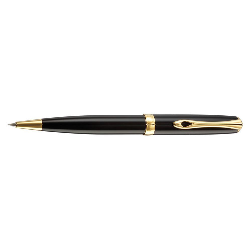 Diplomat Excellence A2 Mechanical Pencil - Diplomat - Colour Black Lacquer/Gold - House of Fine Writing - Toronto, Canada