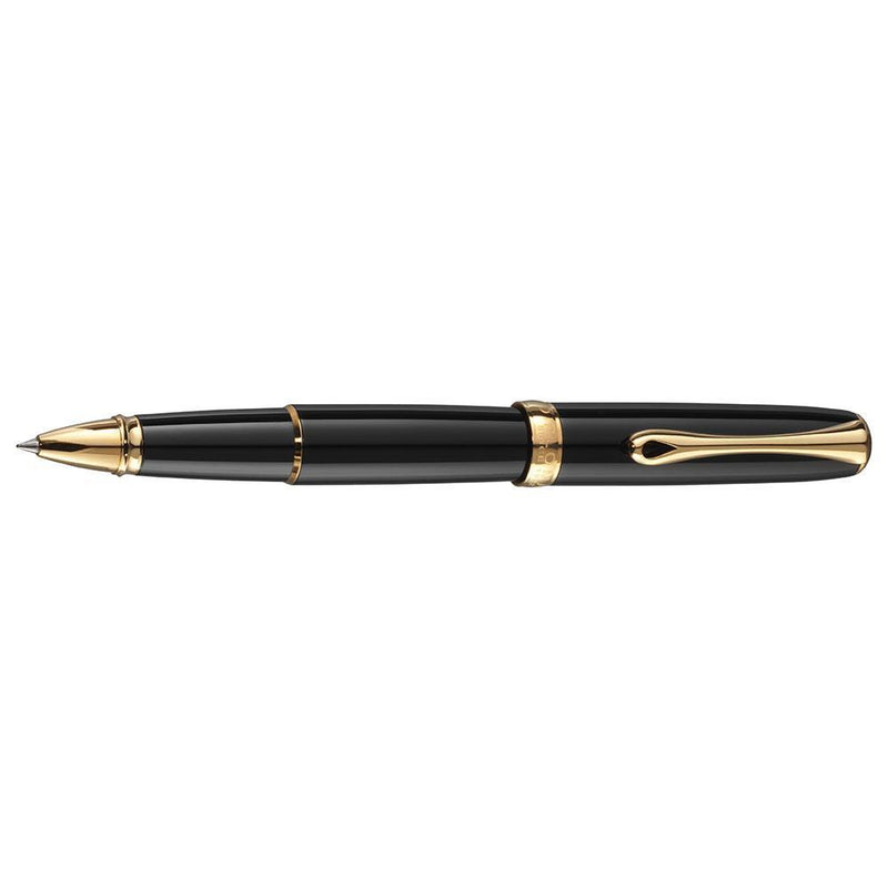 Diplomat Excellence A2 Rollerball Pen - Diplomat - Colour Black Lacquer/Gold - House of Fine Writing - Toronto, Canada