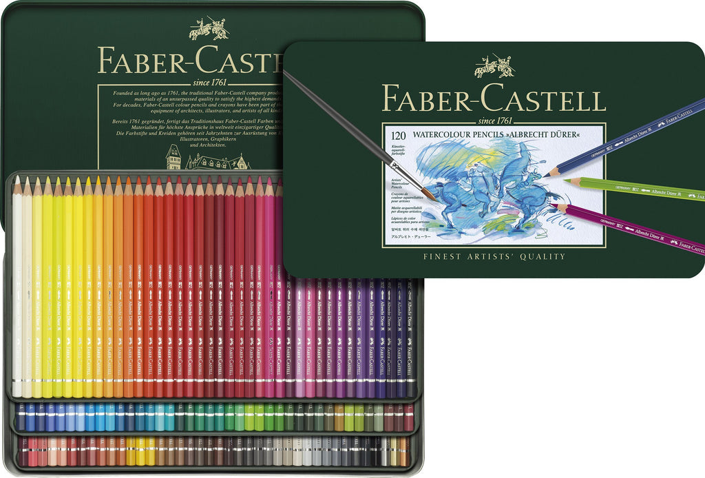 Faber-Castell Albrecht Duerer Artists Watercolour Pencils - Tin of 120 - House of Fine Writing - Toronto, Canada