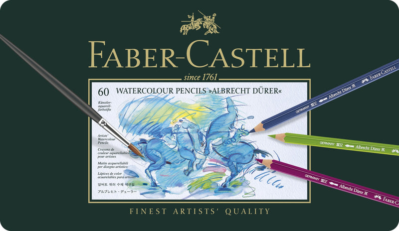 Faber-Castell Albrecht Duerer Artists' Watercolour Pencils tin of 60 - House of Fine Writing - Toronto, Canada 