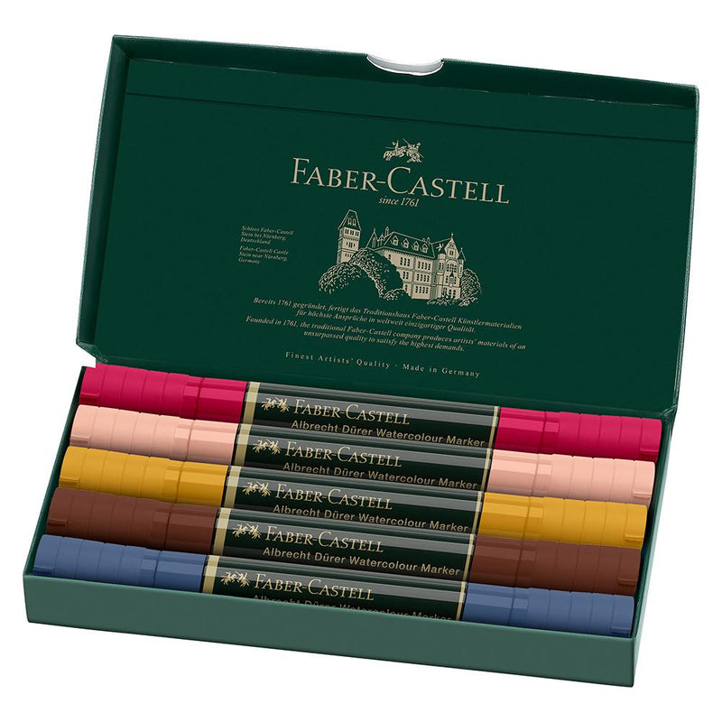 Faber-Castell Albrecht Duerer Watercolour Marker Portait Wallet of 5 - House of Fine Writing - Toronto, Canada