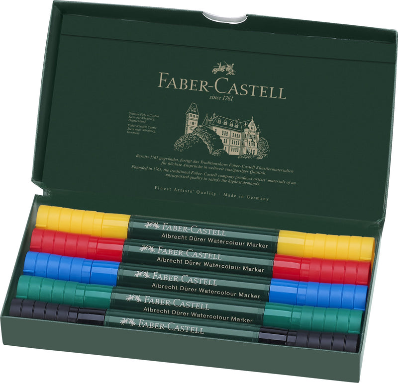 Faber-Castell Albrecht Duerer Watercolour Marker wallet of 5 - House of Fine Writing - Toronto, Canada