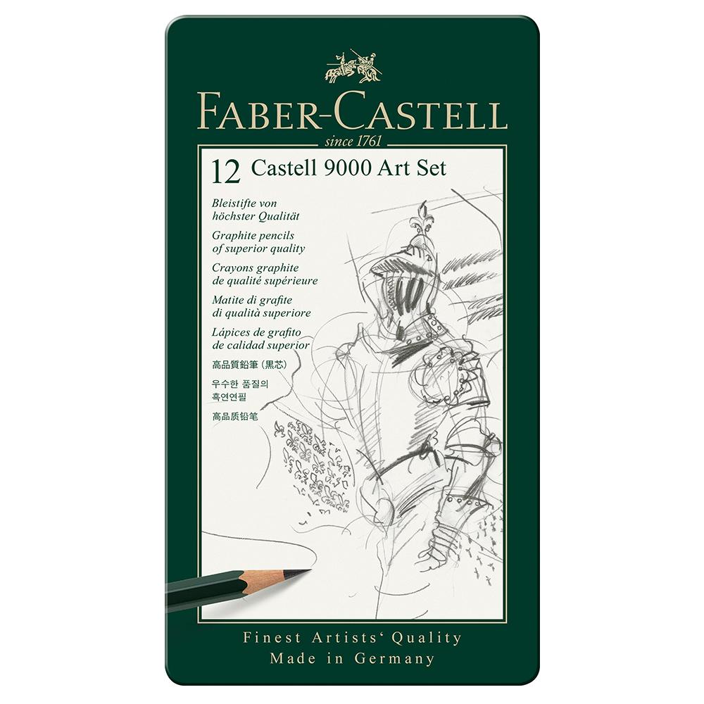 Faber-Castell Castell 9000 Design Art Set Tin of 12 - Faber-Castell - House of Fine Writing - Toronto, Canada