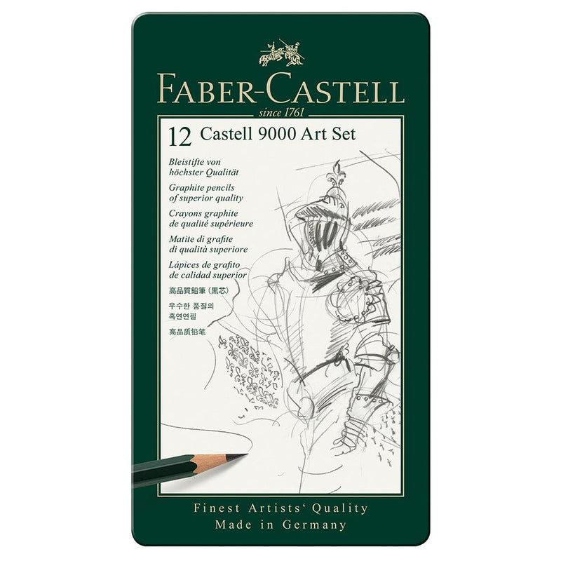 Faber-Castell Castell 9000 Design Art Set Tin of 12 - Faber-Castell - House of Fine Writing - Toronto, Canada