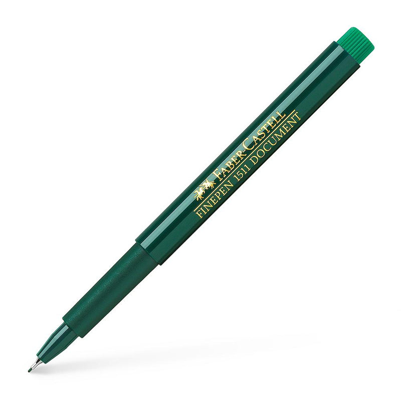 Faber-Castell Finepen 1511 Fineliner - Faber-Castell - Colour Green - House of Fine Writing - Toronto, Canada