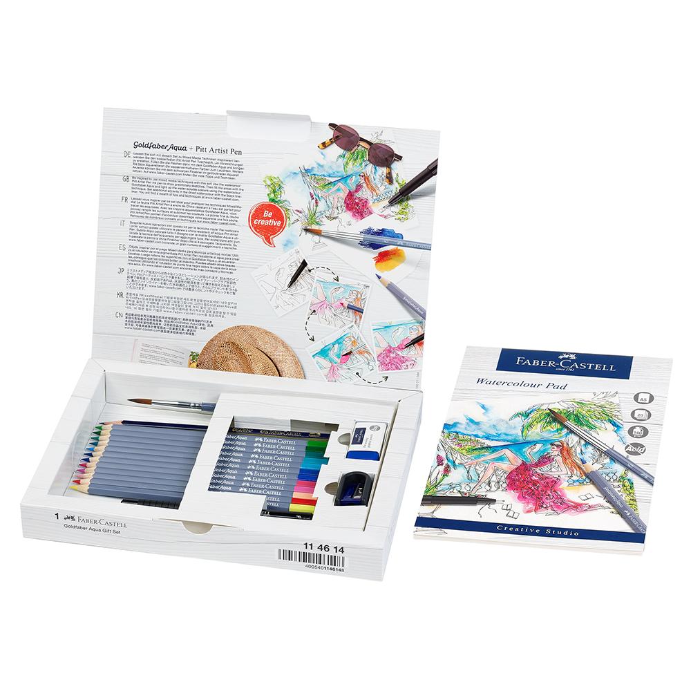 Faber-Castell Goldfaber Aqua Watercolour Gift Set - Faber-Castell - House of Fine Writing - Toronto, Canada