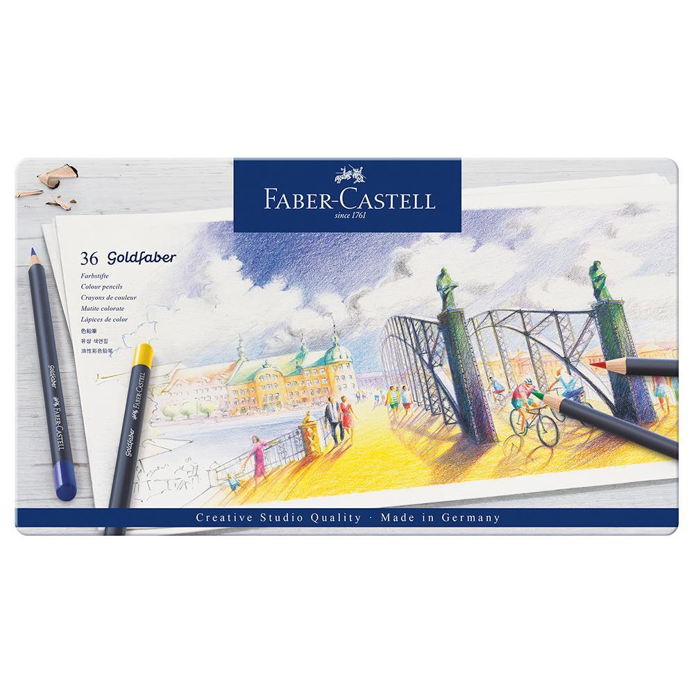 Faber-Castell Goldfaber Colour Pencils Tin of 36 - Faber-Castell - House of Fine Writing - Toronto, Canada