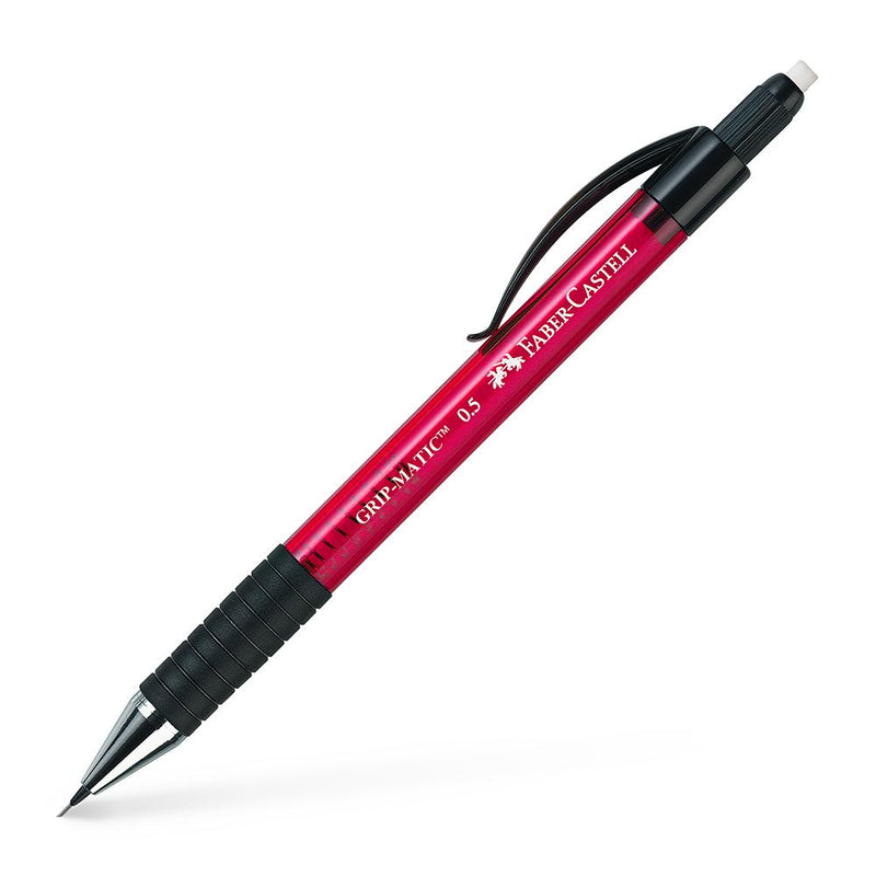 Faber-Castell Grip Matic 1375 Mechanical Pencil - Faber-Castell - 0.5mm - Colour Red - House of Fine Writing - Toronto, Canada