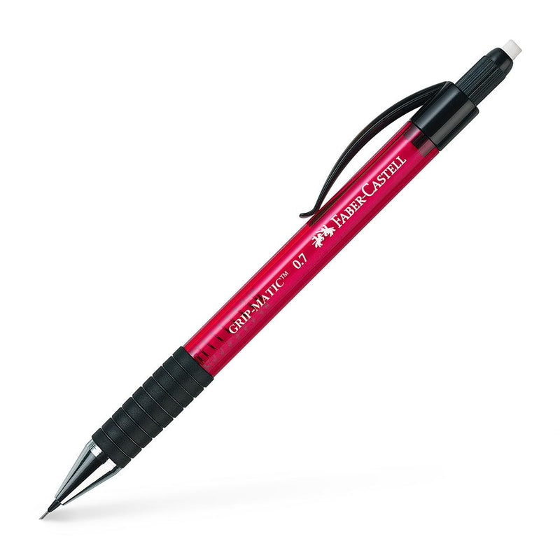 Faber-Castell Grip Matic 1377 Mechanical Pencil - Faber-Castell - 0.7mm - Colour Red - House of Fine Writing - Toronto, Canada