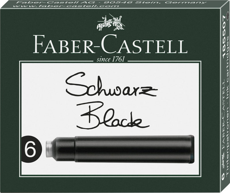 Faber-Castell Ink Cartridges - Faber-Castell - Colour Black - House of Fine Writing - Toronto, Canada