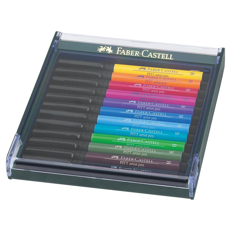 Faber-Castell Pitt Artist Pen Set of 12 - Faber-Castell - Colour Basic - House of Fine Writing - Toronto, Canada