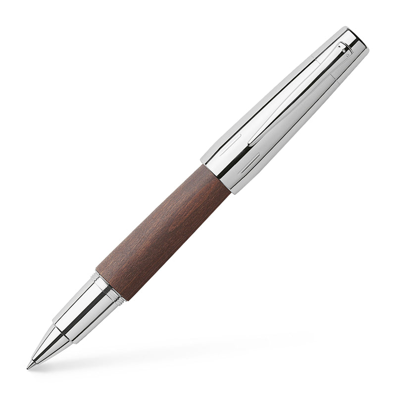 Faber-Castell e-motion Rollerball Pen - Faber-Castell - Colour Dark Brown Pearwood - House of Fine Writing - Toronto, Canada