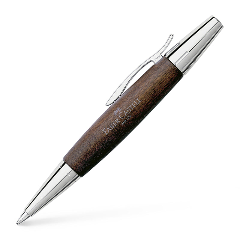 Faber-Castell e-motion Ballpoint Pen - Faber-Castell - Colour Pearwood Dark Brown - House of Fine Writing - Toronto, Canada