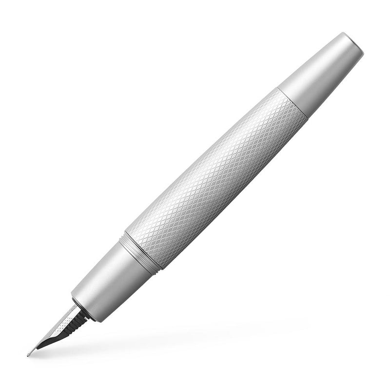 Faber-Castell e-motion Fountain Pen - Faber-Castell - Colour Pure Silver - House of Fine Writing - Toronto, Canada