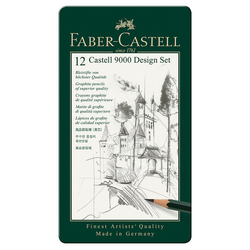 Faber-Castell Castell 9000 Design Set Tin Of 12 - House of Fine Writing - [Canada]