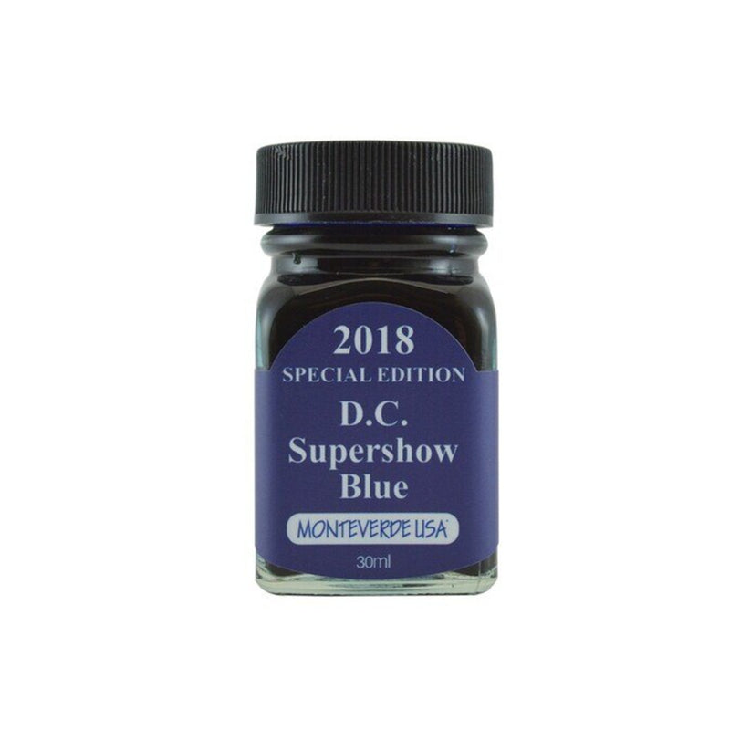 Monteverde Bottle Ink 30 ml DC Supershow 2018 Blue - House of Fine Writing - [Canada]